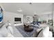Spacious bonus room with pool table, stylish seating, and ample entertainment space at 1822 Painter Dr, Monument, CO 80132