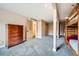Bedroom with bunkbeds, dresser and closet space at 440 Scrub Oak Cir, Monument, CO 80132