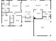 Floor plan showing a primary bedroom, living room, dining room, kitchen, and garage layout at 440 Scrub Oak Cir, Monument, CO 80132
