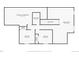Upstairs floor plan featuring two bedrooms, one bathroom, and a bonus room at 9422 E 58Th Pl, Denver, CO 80238