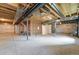 Spacious unfinished basement with exposed wood and wrapped walls, ready for customization at 3378 Backdrop Ct, Castle Rock, CO 80108