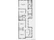 A detailed floor plan of the second floor layout of the home at 3378 Backdrop Ct, Castle Rock, CO 80108