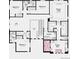 Upstairs floor plan featuring 4 bedrooms, a loft, 3 bathrooms, laundry room and primary suite with walk-in closets at 3378 Backdrop Ct, Castle Rock, CO 80108