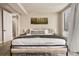 Relaxing bedroom featuring hardwood floors, modern decor and an outside view at 436 N Fuller Placer Rd, Breckenridge, CO 80424