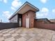 Large tiled deck is perfect for outdoor entertaining, adding character to this home's exterior at 436 N Fuller Placer Rd, Breckenridge, CO 80424