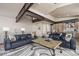 Well decorated open concept living room area featuring hardwood floors and modern decor at 436 N Fuller Placer Rd, Breckenridge, CO 80424
