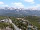 Scenic view of the mountains and surrounding forested landscape from the property at 436 N Fuller Placer Rd, Breckenridge, CO 80424