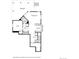 Basement floor plan with recreation room, wet bar, bathroom, and covered patio at 10167 Nadine Ave, Parker, CO 80134