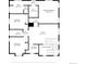 Layout of the upper floor, featuring bedrooms, bathrooms, walk in closet, laundry and loft at 8609 Cheraw St, Littleton, CO 80125