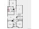 Detailed floorplan of the second level, showcasing bedrooms, bathrooms, laundry and loft layout at 16488 W 92Nd Pl, Arvada, CO 80007