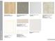 Material selections for the home showcasing flooring, carpet, countertops, tile and cabinet styles at 16488 W 92Nd Pl, Arvada, CO 80007