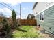 Private backyard features a well-maintained lawn, perfect for outdoor activities at 3402 N Clayton St, Denver, CO 80205