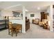 Finished basement with carpet, skylights, and neutral paint at 5006 S Nelson St # B, Littleton, CO 80127