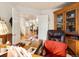 Office space featuring hardwood floors, a large desk, and an open doorway at 5006 S Nelson St # B, Littleton, CO 80127