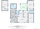 Floor plan layout of home showcasing the room dimensions and overall layout at 2692 S Osceola St, Denver, CO 80219