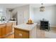 Kitchen island with quartz countertops and stainless appliances at 4181 W 118Th Pl, Westminster, CO 80031