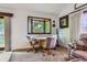 Cozy breakfast nook featuring a bay window with a view of the outdoors at 8644 S Brentwood St, Littleton, CO 80128