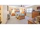 Comfortable bedroom with a ceiling fan, window and coordinated wooden furniture at 3865 Rawhide Cir, Castle Rock, CO 80104