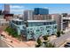 Modern condo building with angular design in a vibrant city center at 55 W 12Th Ave # 510, Denver, CO 80204