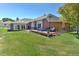 Expansive backyard featuring a deck for outdoor seating, perfect for entertaining or relaxing at 18399 Wagon Trl, Mead, CO 80542