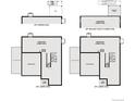 Floor plan showing options for unfinished, garden level and walkout basements at 5742 Ranch St, Mead, CO 80504