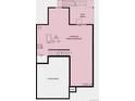 Basement floor plan of the Granby plan showcasing the optional rough-in plumbing and walkout at 13374 Blue Amber Ct, Parker, CO 80134