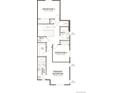 The second-floor floorplan includes three bedrooms, two baths, and laundry, optimizing space and functionality at 6632 N Nepal Ct, Aurora, CO 80019
