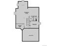 Basement floor plan featuring recreation room, bath, bedroom 7, and unfinished storage room at 8230 Snake River St, Littleton, CO 80125