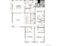 Second floor plan featuring owner's bedroom, 3 additional bedrooms, 3 baths, loft and laundry room at 8230 Snake River St, Littleton, CO 80125