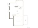 Floor plan for the unfinished basement at 9297 Truckee Ct, Commerce City, CO 80022