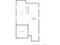 Floor plan for the unfinished basement of the home at 25253 E Warren Pl, Aurora, CO 80018