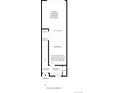 Basement plan featuring a two-car tandem garage, foyer, porch, and flex space at 20588 E 63Rd Ave, Aurora, CO 80019