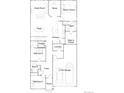 Layout showcases a spacious great room, kitchen, owner's suite, and 2-car garage at 12760 W Glasgow Pl, Littleton, CO 80127