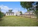 Spacious backyard with a wooden fence, perfect for outdoor activities at 150 N 7Th Ave, Brighton, CO 80601