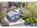 Beautiful home with solar panels and a detached two-car garage at 3995 Easley Rd, Golden, CO 80403