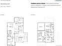 Detailed floor plan showcasing the layout of both the first and second floors at 39857 Floyd St, Elizabeth, CO 80107