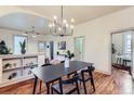 Dining room with hardwood floors and plenty of space for entertaining at 109 W Simpson St, Lafayette, CO 80026