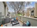 Cozy patio setup with comfortable seating, offering a peaceful outdoor living space at 5875 W Asbury Pl, Lakewood, CO 80227
