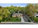 Charming brick home with a well-maintained front yard and mature trees offering great curb appeal at 6390 W 47Th Ave, Wheat Ridge, CO 80033