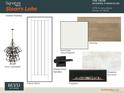 Interior finishes including entry chandelier, flooring, fireplace and paint colors at 2778 Utica St, Denver, CO 80212