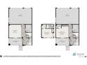 Basement floor plan features a recreation room, bath, bedroom 5, utilities, and covered patio at 16599 Peak Way, Broomfield, CO 80023