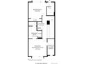 Floor plan featuring the primary bedroom suite, walk-in closet, laundry, and bathroom at 2540 Josephine Way, Superior, CO 80027