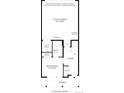 Floor plan featuring a two-car garage, bedroom, closet, bathroom, and foyer at 2540 Josephine Way, Superior, CO 80027