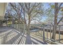 Spacious wooden deck offering expansive views of the surrounding neighborhood at 7055 S Costilla St, Littleton, CO 80120