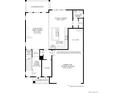 Detailed first floor plan showcasing the kitchen, great room, dining, and garage layout at 6341 Las Palmas Pt, Parker, CO 80134
