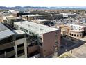 Aerial perspective showing building location and surrounding cityscape at 7110 W Alaska Dr # A, Lakewood, CO 80226