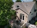 Charming home with a brick facade and cozy patio, perfect for outdoor seating and relaxation at 12705 Kalamath Ct, Westminster, CO 80234