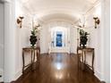 Bright and spacious entrance hall with high ceilings and hardwood floors at 727 N Washington St, Denver, CO 80203