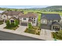 Attractive two-story house with stone accents, a double garage, and a well-kept lawn at 2549 Loon Cir, Castle Rock, CO 80104