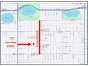 A map showing the location of 3953 Vrain Street with surrounding streets and landmarks at 3953 Vrain St, Denver, CO 80212